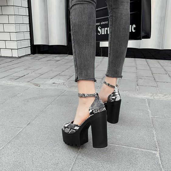 sandals with thick platform