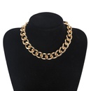 Jewelry retro exaggerated punk metal necklace item simple geometric chain accessoriespicture13