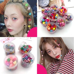 Korean mini small clip baby hairpin hairpin candy color clip headdress female can clip hair accessories
