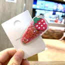 Corea Color Quicksand Transparente Nio Fruta Pinza de pelo PVC Clip lateral Baby BB Clip Clip lateral Setpicture16