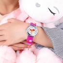 3D embossed concave plastic band student watch cute flower pattern gift watchpicture19