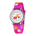 3D embossed concave plastic band student watch cute flower pattern gift watchpicture21