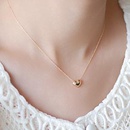 Korean jewelry wholesale short golden love necklace neck chain clavicle chain women suppliers chinapicture10
