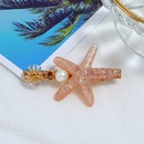 Simple starfish hair clip for girl new word clip bangs combination side clip hair clippicture6