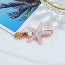 Simple starfish hair clip for girl new word clip bangs combination side clip hair clippicture7