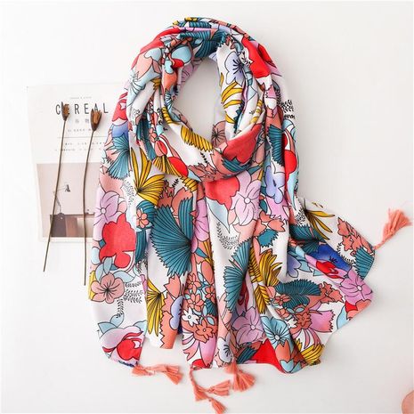 Scarf oversized sun shawl summer long section silk scarf ladies wild beach gauze beach towel's discount tags