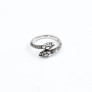New fashion ancient silver snake ring retro cobra ring open ring wholesalepicture16