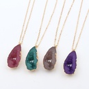 Jewelry hollow resin necklace new exaggerated imitation natural stone pendant necklacepicture10