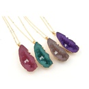 Jewelry hollow resin necklace new exaggerated imitation natural stone pendant necklacepicture13