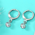 New Fashion Zircon Earrings Round Crystal Earrings Mini Retro Zircon Ring Earringspicture20