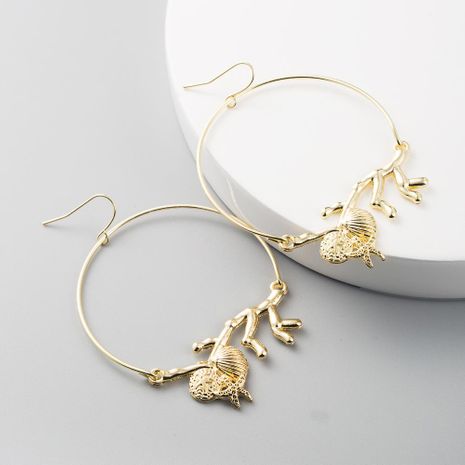 Fashion simple earrings for women long earrings alloy gold earrings's discount tags