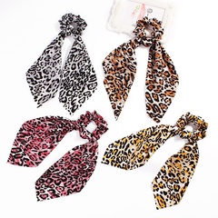 Nueva diadema de cinta de leopardo de moda bufanda cuadrada banda elástica cuerda de cabeza barata al por mayor