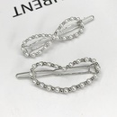 Korean new simple fashion small fresh geometric pearl cheap hair clip wholesale NHDQ205885picture10