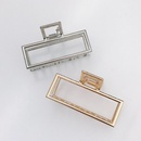 Retro metal medium large square grab clip hair clip top clip Korea simple cheap hair clip wholesalepicture9