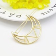 Wholesale New Fashion Simple Hollow Pentagram Star Moon Geometry Hair Clip Metal Cheap Side Clip Wholesalepicture23