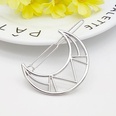 Wholesale New Fashion Simple Hollow Pentagram Star Moon Geometry Hair Clip Metal Cheap Side Clip Wholesalepicture11