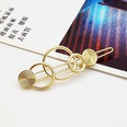 Wholesale New Fashion Simple Hollow Pentagram Star Moon Geometry Hair Clip Metal Cheap Side Clip Wholesalepicture26