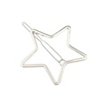 Wholesale New Fashion Simple Hollow Pentagram Star Moon Geometry Hair Clip Metal Cheap Side Clip Wholesalepicture34