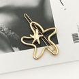 Wholesale New Fashion Simple Hollow Pentagram Star Moon Geometry Hair Clip Metal Cheap Side Clip Wholesalepicture38
