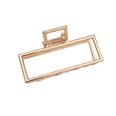 Retro metal medium large square grab clip hair clip top clip Korea simple cheap hair clip wholesalepicture13