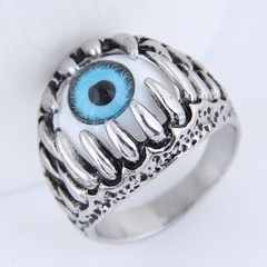Yiwu jewelry wholesale fashion punk simple devil's eye ring