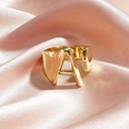 New 26 English alphabet ring fashion street shooting opening adjustable metal ring womenpicture70