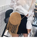 Artistique Style Coton Tress Femmes de Sac 2019 Nouveau Sac De Plage Gland Mini Sac de Paille  La Mode Dune Seule Pice Dropshippingpicture21