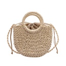 Messenger bag woven handbag summer new wild oneshoulder beach bag handmade straw bagpicture17