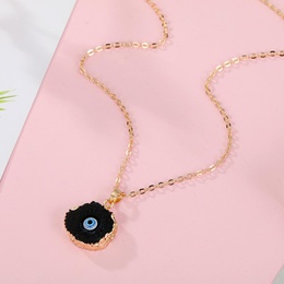 New style eye pendant necklace imitation natural stone love resin necklace wholesalepicture17