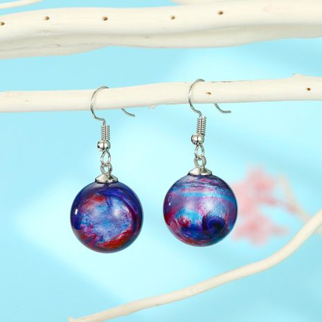New Star Earrings Colorful Ball Earrings New Star Earrings Resin wholesales fashion's discount tags