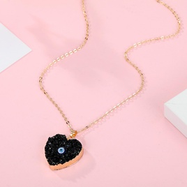 New style eye pendant necklace imitation natural stone love resin necklace wholesalepicture26