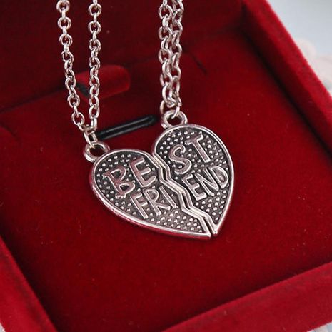 New fashion friendship girlfriends heart shaped broken heart best friends necklace yiwu nihaojewelry wholesale's discount tags