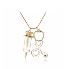 New fashion medical equipment necklace stethoscope necklace yiwu nihaojewelry wholesale