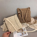 Handwoven small bag new wild shoulder messenger bag tassel straw hollow bag beach bag NHGA208383picture23
