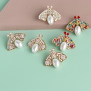 New fashion moth earrings insect modeling earrings pearl earrings wholesalepicture15