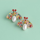New fashion moth earrings insect modeling earrings pearl earrings wholesalepicture17