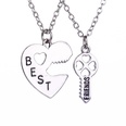 New fashion wild heart key best friends best friend suit necklace wholesalepicture10
