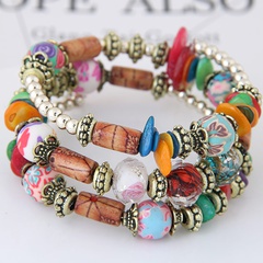 New fashion bohemian style shell accessories mix and match multi-layer bracelet yiwu nihaojewelry wholesale