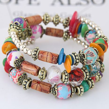 Nouvelle mode accessoires de coquille de style bohème mélanger et assortir bracelet multicouche yiwu nihaojewelry en gros NHSC210477's discount tags