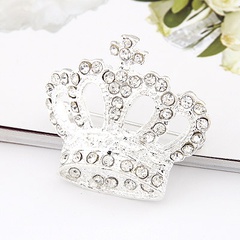 Broche de corona de diamantes de moda coreana yiwu nihaojewelry al por mayor