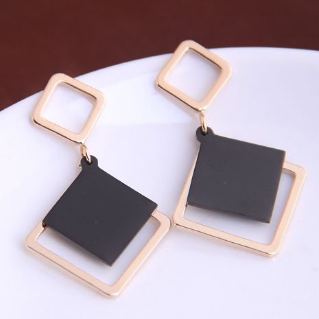Korean fashion sweet simple square earrings yiwu nihaojewelry wholesale's discount tags