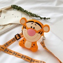 Silicone bag cute cartoon change small bag wholesale nihaojewelry new storage bag change purse jump tiger children bag NHGA210207picture27