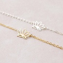 Elegant Lotus Bracelet Alloy Plating Lotus Flower Pendant Bracelet Anklet Wholesalepicture34