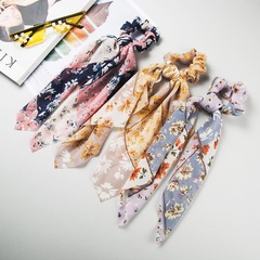 Japanische und koreanische Mode Haarband Bohemian Print Chiffon Stoff Haarring Farbe Kopfs eil Schleife Streamband Dickdarm ring