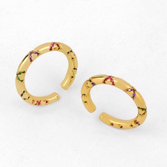 New zircon ring female ring couple jewelry