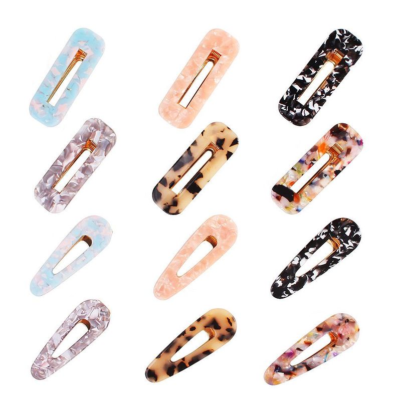 Acetate Hair Clip Marble Effect Acrylic Sheet Cheap Hair Accessories ...