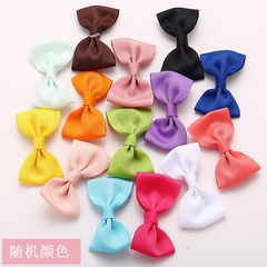 Simple candy color word clip bow hair clip color cheap edge clip wholesale