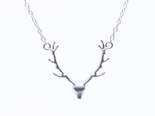 Simple Antler Necklace Christmas Elk Reindeer Pendant Necklace Female Clavicle Chain Fawn Antler Necklace Wholesalepicture45