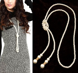 Imitation perle einfache super lange halskette Yiwu nihaojewelry großhandel