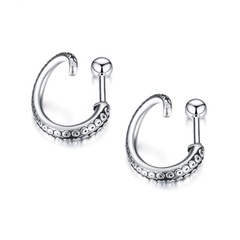 New fashion classic retro stainless steel octopus tentacles earrings punk style earrings wholesale
